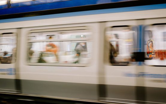 Interior de una estación de Metro de Madrid, símbolo del transporte público