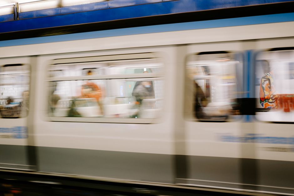 Interior de una estación de Metro de Madrid, símbolo del transporte público