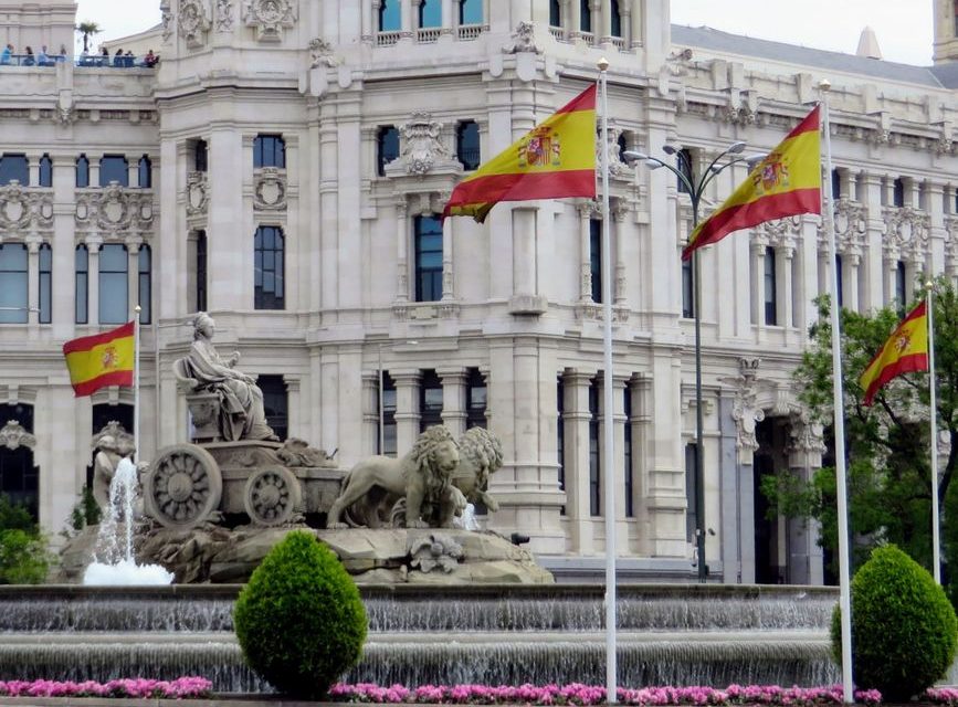 Vista de la Asamblea de Madrid, sede del parlamento autonómico