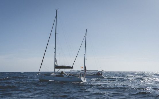 Embarcación de rescate marítimo en las costas canarias