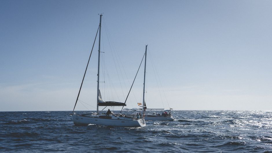 Embarcación de rescate marítimo en las costas canarias