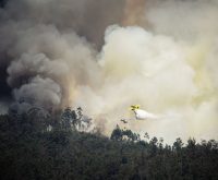 Medios aéreos de extinción de incendios forestales en Madrid