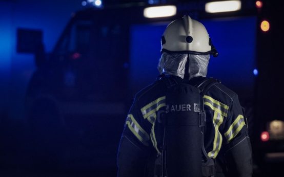 Vehículo de bomberos en una intervención de emergencia en Madrid