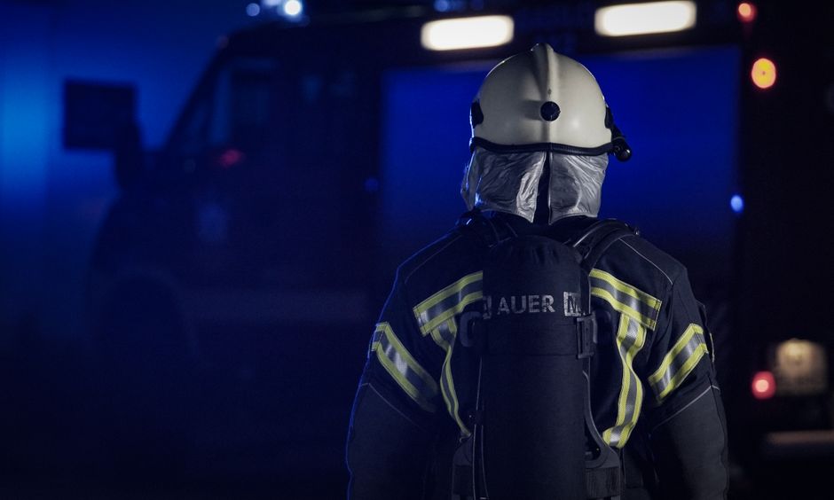 Vehículo de bomberos en una intervención de emergencia en Madrid