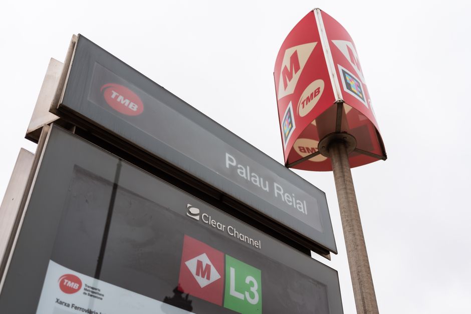 Trabajos de renovación en una estación de metro en Madrid